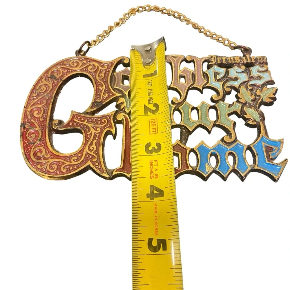 Vintage Metal Colorful 